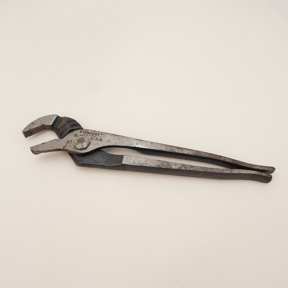 Vintage Crescent Brand R-210 10 Inch Tongue and Groove Pliers Made‎ in USA